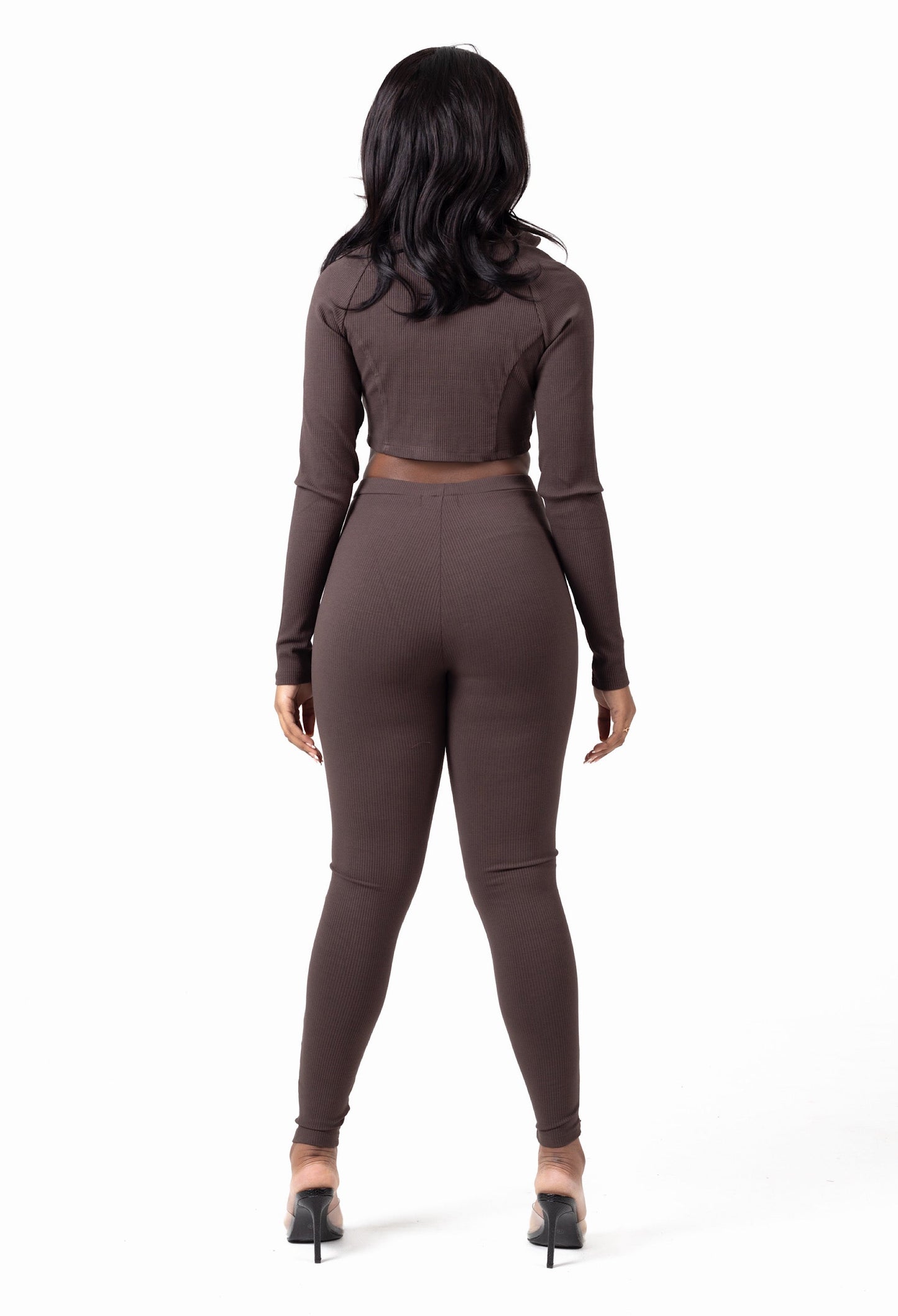 AMORY-BROWN TWO PIECE TOP