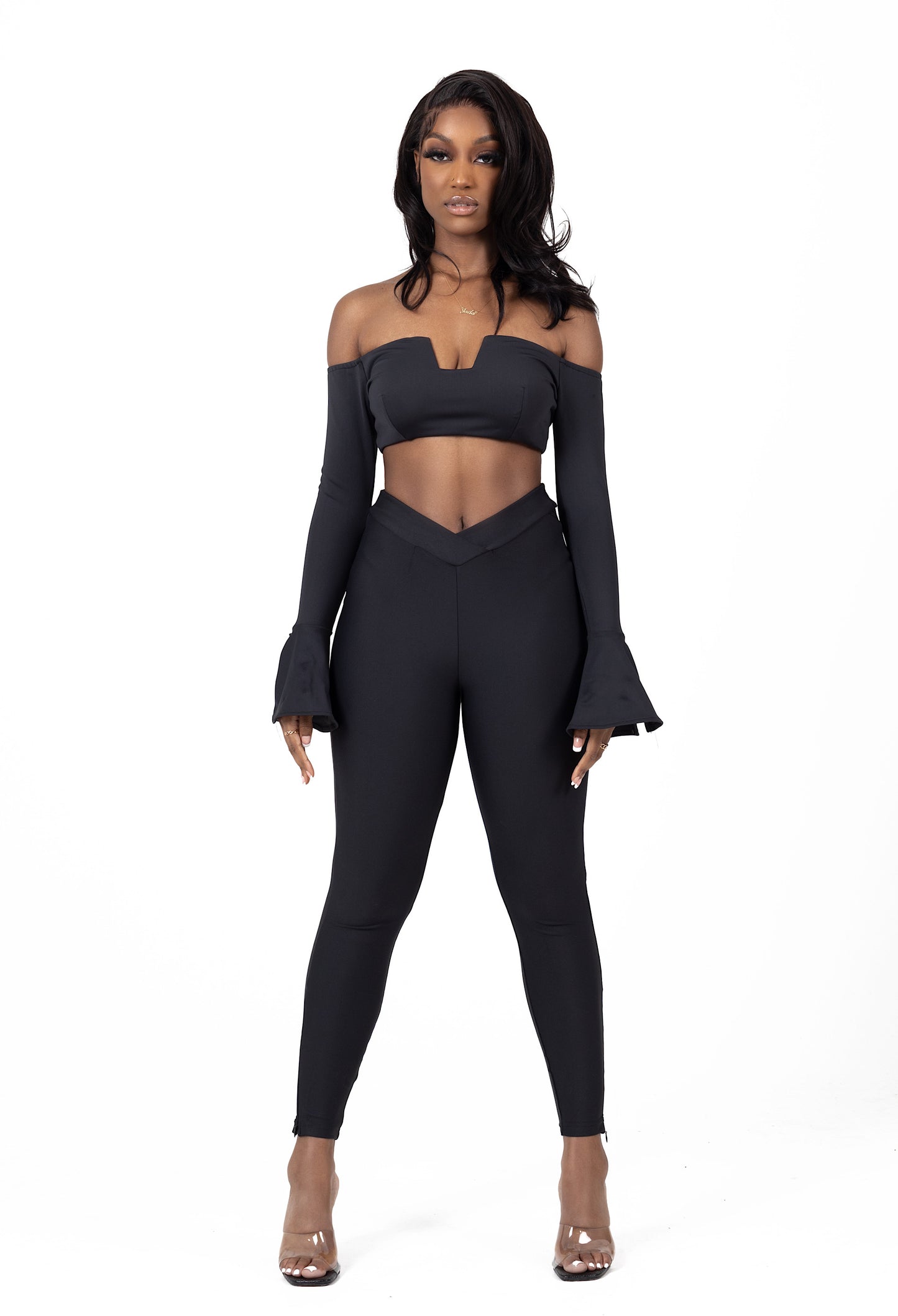 KALI- BLACK TWO PIECE SET